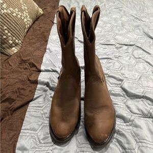 Mens Justin Butch Farm & Ranch Western Cowboy Slip-on Boots JB1100 size 13 D